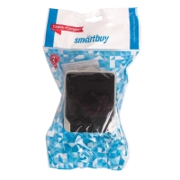 Розетка Smartbuy "Сатурн", одноместная, 16 А, IP54, с крышкой, с заземлением, чёрная/серая Розетка Smartbuy "Сатурн", одноместная, 16 А, IP54, с крышкой, с заземлением, чёрная/серая