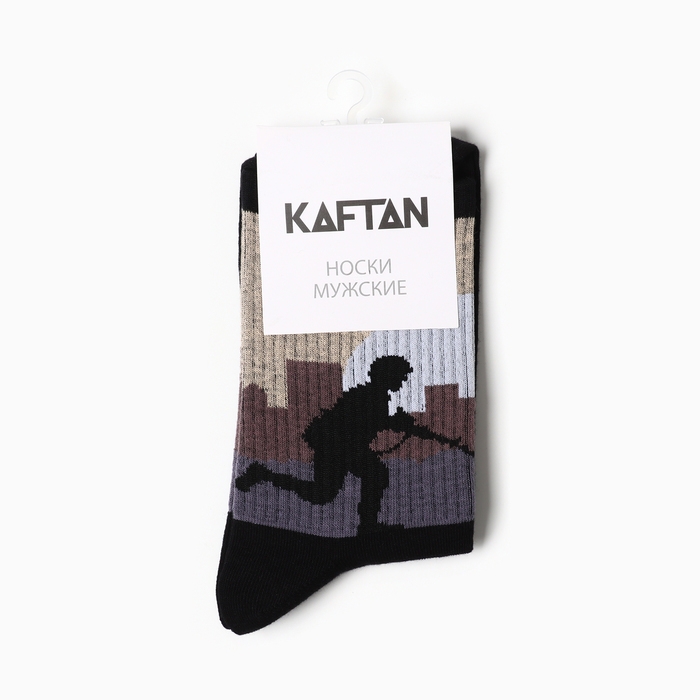 Носки мужские Носки мужские "Солдаты" р-р 41-44 (27-29 см), хаки, 80% хл.,15% п/а, 5% эл.