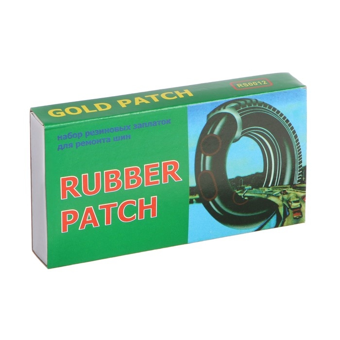 Набор заплаток для ремонта шин 12 шт + клей Набор заплаток для ремонта шин 12 шт + клей