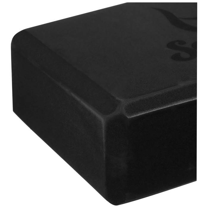 Набор для йоги Sangh: блок, ремень, цвет чёрный Набор для йоги Sangh: блок, ремень, цвет чёрный