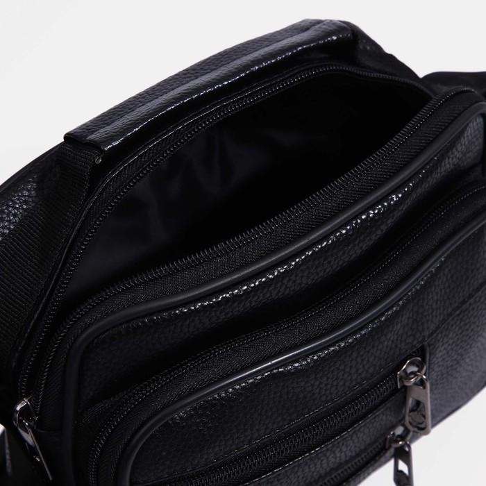 Сумка мужская, цвет чёрный Сумка мужская, цвет чёрный