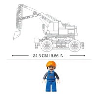 Конструктор Механо &laquo;Экскаватор&raquo;, радиоуправление, 353 детали