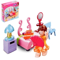 Конструктор Розовая мечта «Спальная комната», 42 детали Конструктор Розовая мечта «Спальная комната», 42 детали