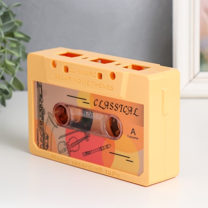 Сувенир музыкальный механический "Аудиокассета. Классика" 17х11х5 см