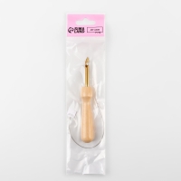 Игла для вышивания, для ковровой техники, d = 5 мм, с нитевдевателем, цвет золотой Игла для вышивания, для ковровой техники, d = 5 мм, с нитевдевателем, цвет золотой