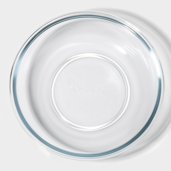 Контейнер для еды из жаропрочного стекла Доляна, круглый, 500 мл, 19&times;8 см