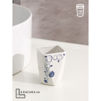 Набор аксессуаров для ванной комнаты «Пейзаж. Сад», 4 предмета (дозатор 250 мл, мыльница, 2 стакана), цвет белый Набор аксессуаров для ванной комнаты «Пейзаж. Сад», 4 предмета (дозатор 250 мл, мыльница, 2 стакана), цвет белый