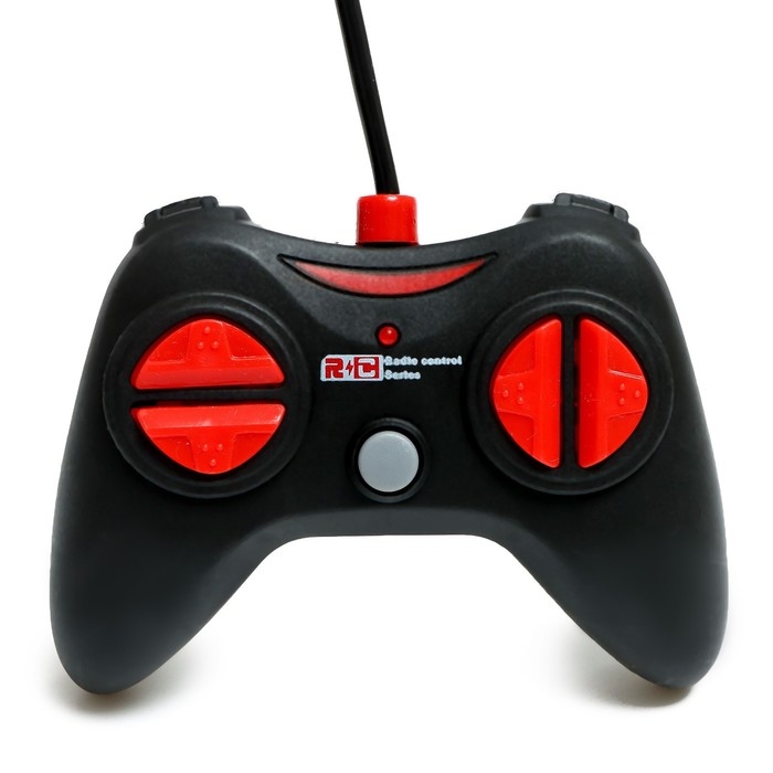 Машина радиоуправляемая &laquo;Спорткар&raquo;, свет, эффект дыма, работает от аккумулятора, цвет красный