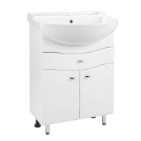 Комплект мебели: Тумба "Тура 60" + раковина "Амур 60", 60 х 45,5 х 82 см