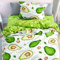 Постельное бельё 1.5сп Павлинка &laquo;Авокоты&raquo; 145х215, 150х215,70х70 см 1шт,бязь, 125г/м, 100% хлопок