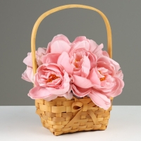 Корзина плетеная,18 x 12,5 x H9,5 x B12 x 8/25 см, секвойя Корзина плетеная,18 x 12,5 x H9,5 x B12 x 8/25 см, секвойя