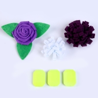 Набор для творчества: декор из фетра и набор бусин «Цветочный узор» Набор для творчества: декор из фетра и набор бусин «Цветочный узор»