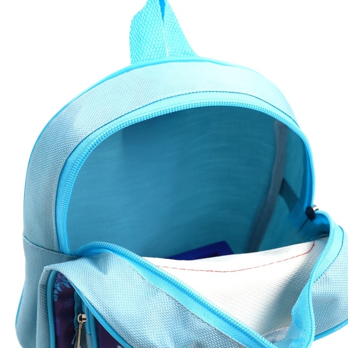 Рюкзак детский для девочки с карманом, 23&times;19&times;6 см, Холодное сердце