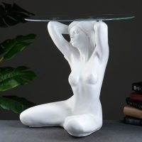 Подставка - стол светящийся "Девушка сидя" 50х39х52см Подставка - стол светящийся "Девушка сидя" 50х39х52см