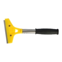 Скребок ТУНДРА, фиксированное лезвие 100 мм, металлическая обрезиненная рукоятка 100 мм Скребок ТУНДРА, фиксированное лезвие 100 мм, металлическая обрезиненная рукоятка 100 мм