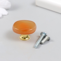 Ручка для шкатулки "Cердолик" 2,6х1,7 см Ручка для шкатулки "Cердолик" 2,6х1,7 см