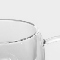 Кружка стеклянная с двойными стенками Magistro &laquo;Лиди&raquo;, 320 мл