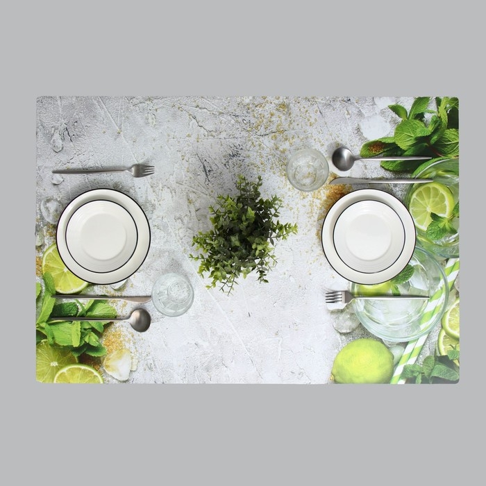 Салфетка сервировочная на стол &laquo;Лайм&raquo;, 60&times;90 см