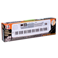 Синтезатор &laquo;Музыкант&raquo; с микрофоном, 49 клавиш, работает от сети и от батареек