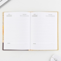 Ежедневник в подарочной коробке «Золотому учителю», формат А5, 80 листов, твердая обложка Ежедневник в подарочной коробке «Золотому учителю», формат А5, 80 листов, твердая обложка