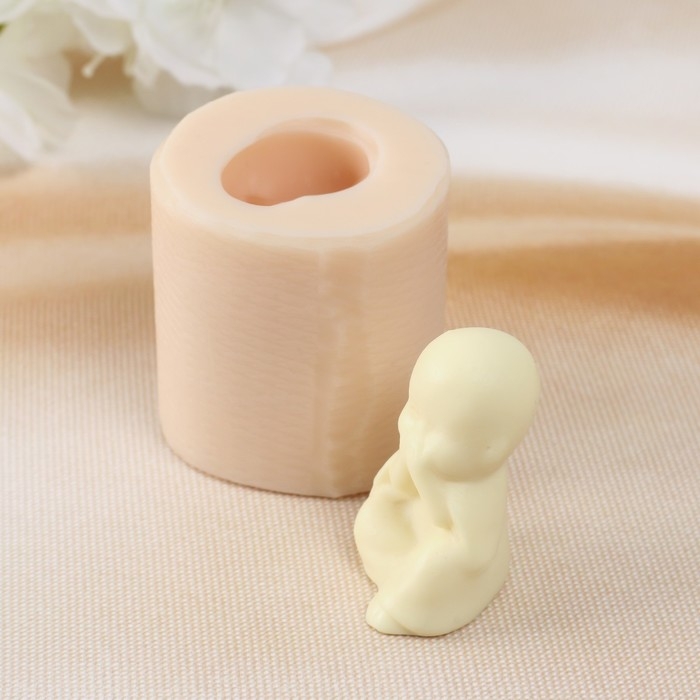 Молд силиконовый Молд силиконовый "Маленький Будда 2" 2,5х2,5х4 см