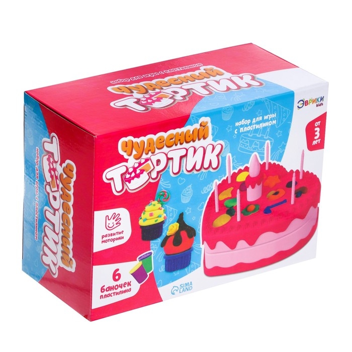 Набор для игры с пластилином &laquo;Чудесный тортик&raquo;