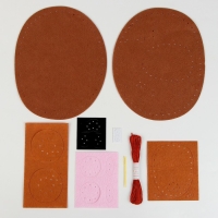 Набор для шитья. Подушка из фетра &laquo;Медведь&raquo;, 25 &times; 25 см