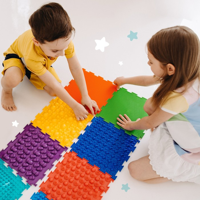 Модульный массажный коврик ОРТОДОН, набор №1 &laquo;Универсал&raquo;