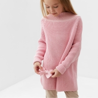 Свитер вязаный для девочки MINAKU, цвет розовый, рост 104 см