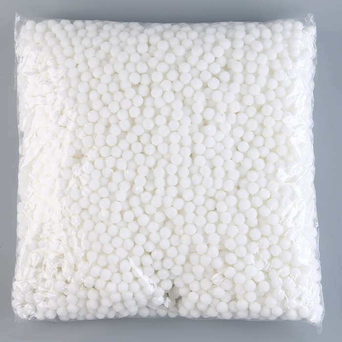 Набор деталей для декора «Бомбошки», набор 5000 шт., размер 1 шт. — 1 см, цвет белый Набор деталей для декора «Бомбошки», набор 5000 шт., размер 1 шт. — 1 см, цвет белый