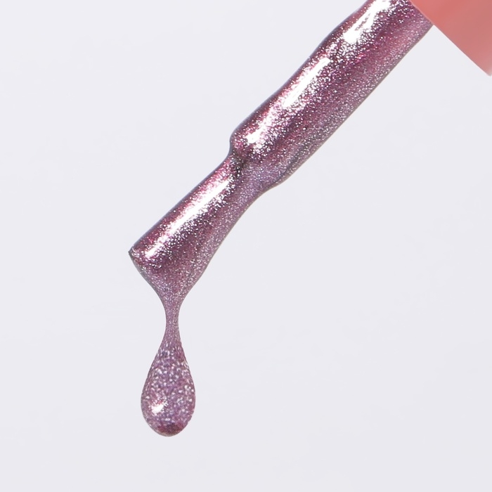 Гель лак для ногтей &laquo;CAT`S EYE GENTLE&raquo;, 3-х фазный, 10 мл, LED/UV, цвет фиолетовый (52)