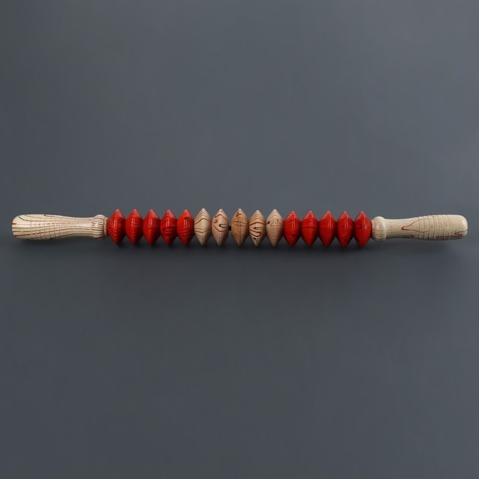 Массажёр «Скалка», универсальный, 47 × 4 см, деревянный Массажёр «Скалка», универсальный, 47 × 4 см, деревянный