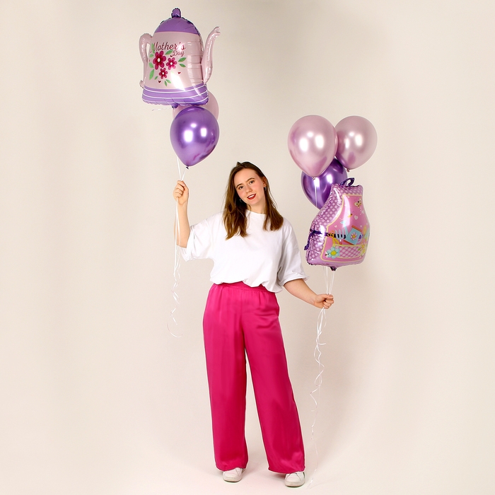 Набор шаров &laquo;Домашний&raquo;, фольга, латекс, 7 шт.