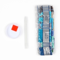 Алмазная мозаика с частичным заполнением на холсте «Морская красавица», 20 х 30 см Алмазная мозаика с частичным заполнением на холсте «Морская красавица», 20 х 30 см