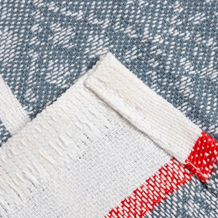 Полотенце 50х70 см МИКС, жаккард б/з, хлопок 55%, лён 45%