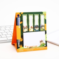 Подарочный набор стикера-закладки и ручка &laquo;Защитник!&raquo;, 20 л в блоке