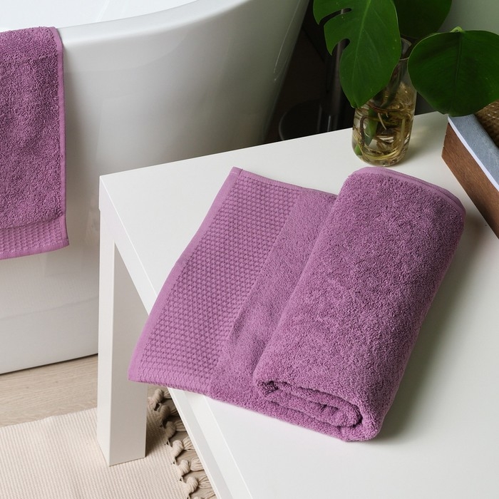 Полотенце махровое LoveLife Полотенце махровое LoveLife "Classic" 70х130 см, лавандовый, 100% хлопок, 450 гр/м2