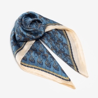 Платок женский MINAKU р-р 70*70 см, цвет синий Платок женский MINAKU р-р 70*70 см, цвет синий