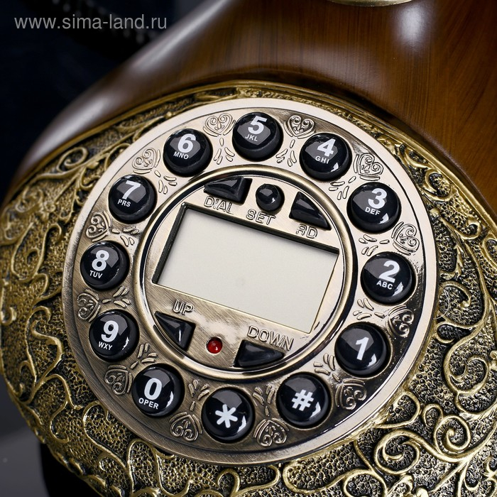 Ретро-телефон Ретро-телефон "Капля с узором", 19 х 26 х 22 см