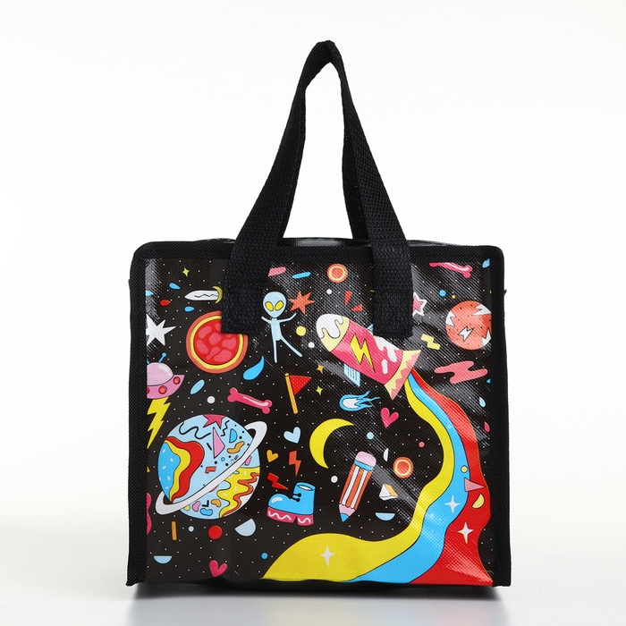 Сумка детская на молнии, цвет чёрный Сумка детская на молнии, цвет чёрный