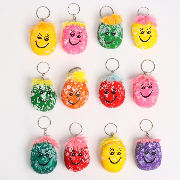 Брелок мялка «Забавная рожица», с мукой, в пакете Брелок мялка «Забавная рожица», с мукой, в пакете