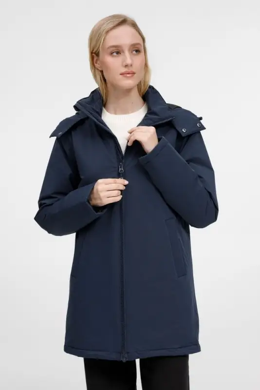 Куртка-парка унисекс Sfera, темно-синяя, размер S