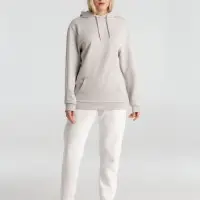 Толстовка с капюшоном унисекс Hoodie, дымчато-серая, размер S