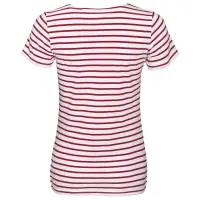 Футболка Miles Women белая с красным, размер M