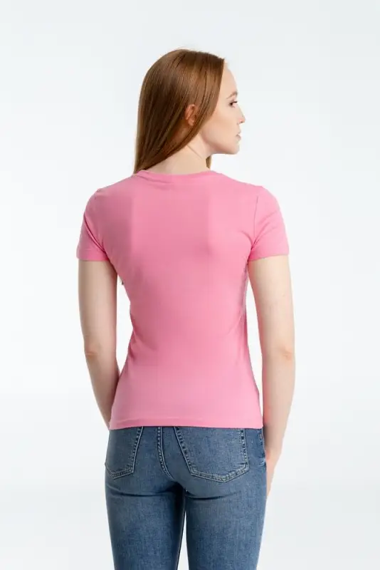 Футболка женская &laquo;Узор&raquo;, розовая, размер S