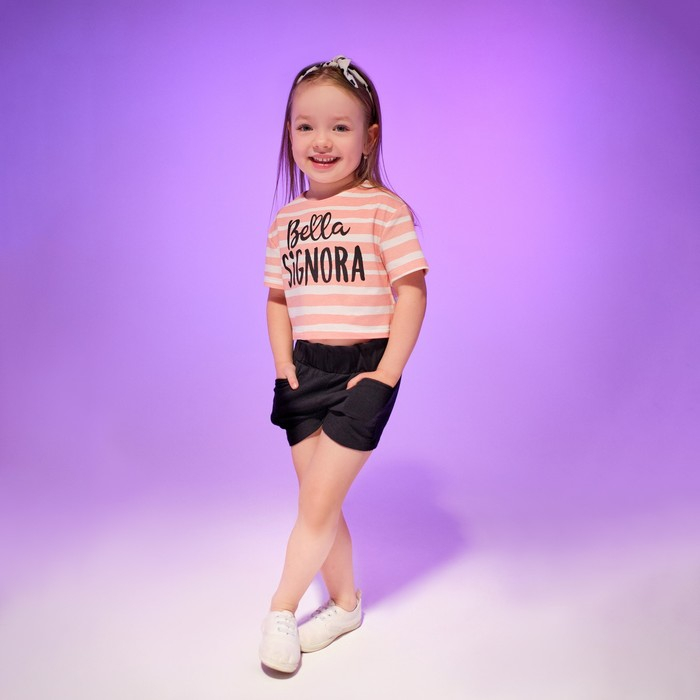 Шорты для девочки с рюшей KAFTAN Шорты для девочки с рюшей KAFTAN "Amore", размер 38 (146-152)