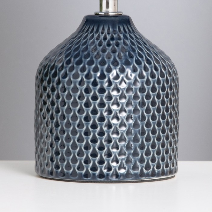 Лампа настольная Лампа настольная "Каталина" 1х40Вт Е14 синий 13х13х25см