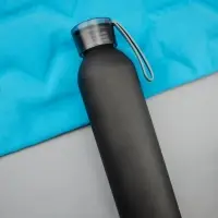 Спортивная бутылка для воды Rio, черная