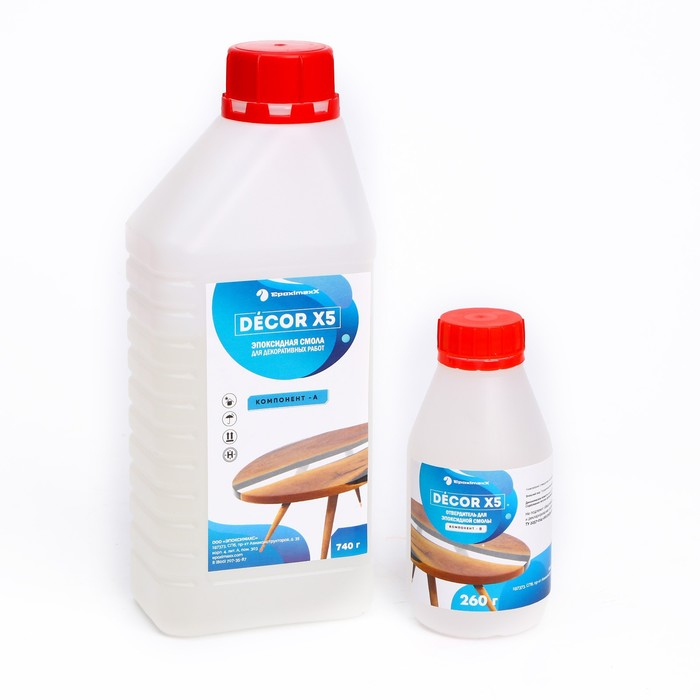 Прозрачная эпоксидная смола &laquo;EpoximaxX DECOR X5&raquo;, 1 кг