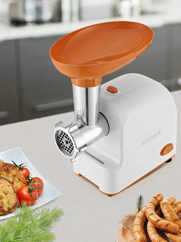 Мясорубка электрическая с насадками КТ-2113 - 1000 Вт Мясорубка электрическая с насадками КТ-2113 - 1000 Вт